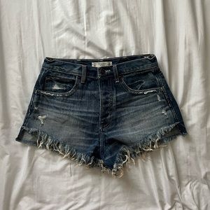 Abercrombie & Fitch Highrise Festival Denim Short